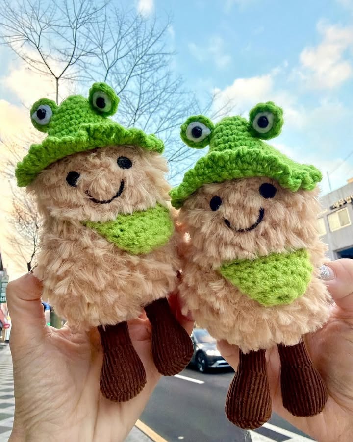 濟州島限定 雙款花生小精靈吊飾