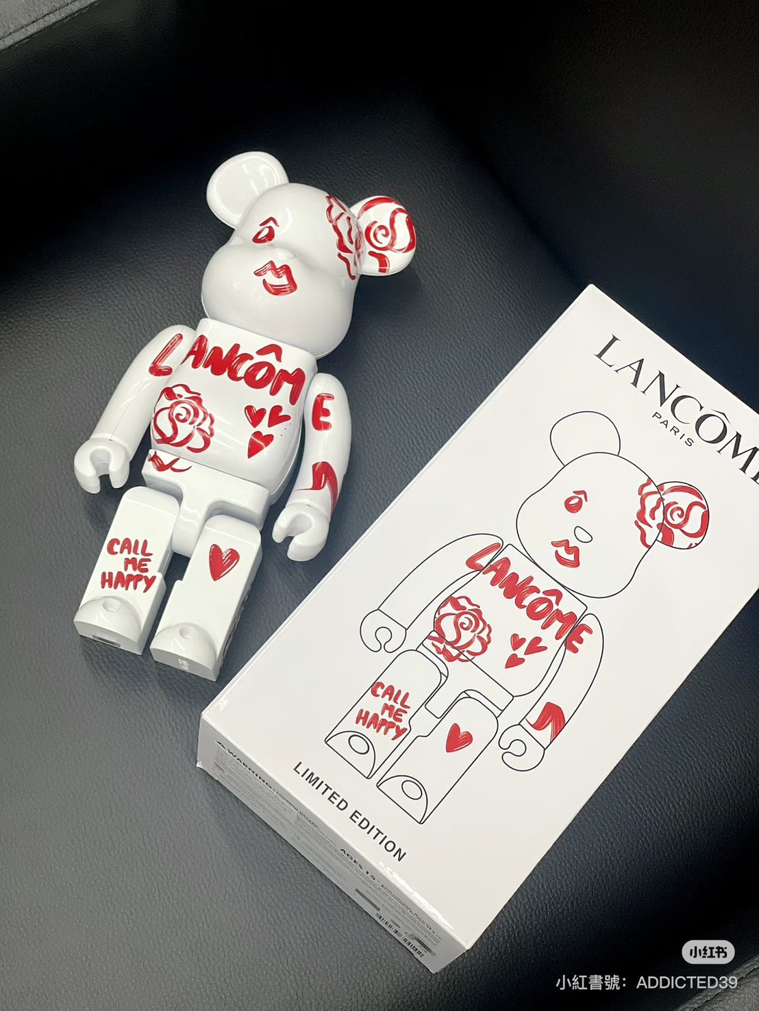 LANCÔME x BE@RBRICK 蘭蔻 聯名 庫柏力克熊 100% BE@RBRICK公仔 7cm 