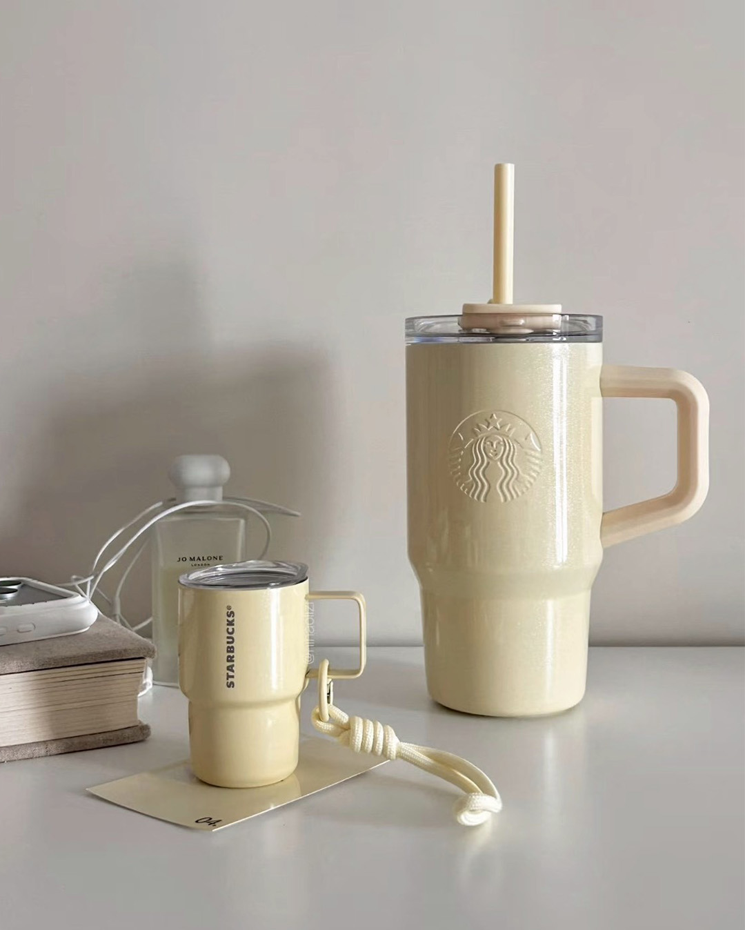 Starbucks 奶油黃冰霸杯組615ml